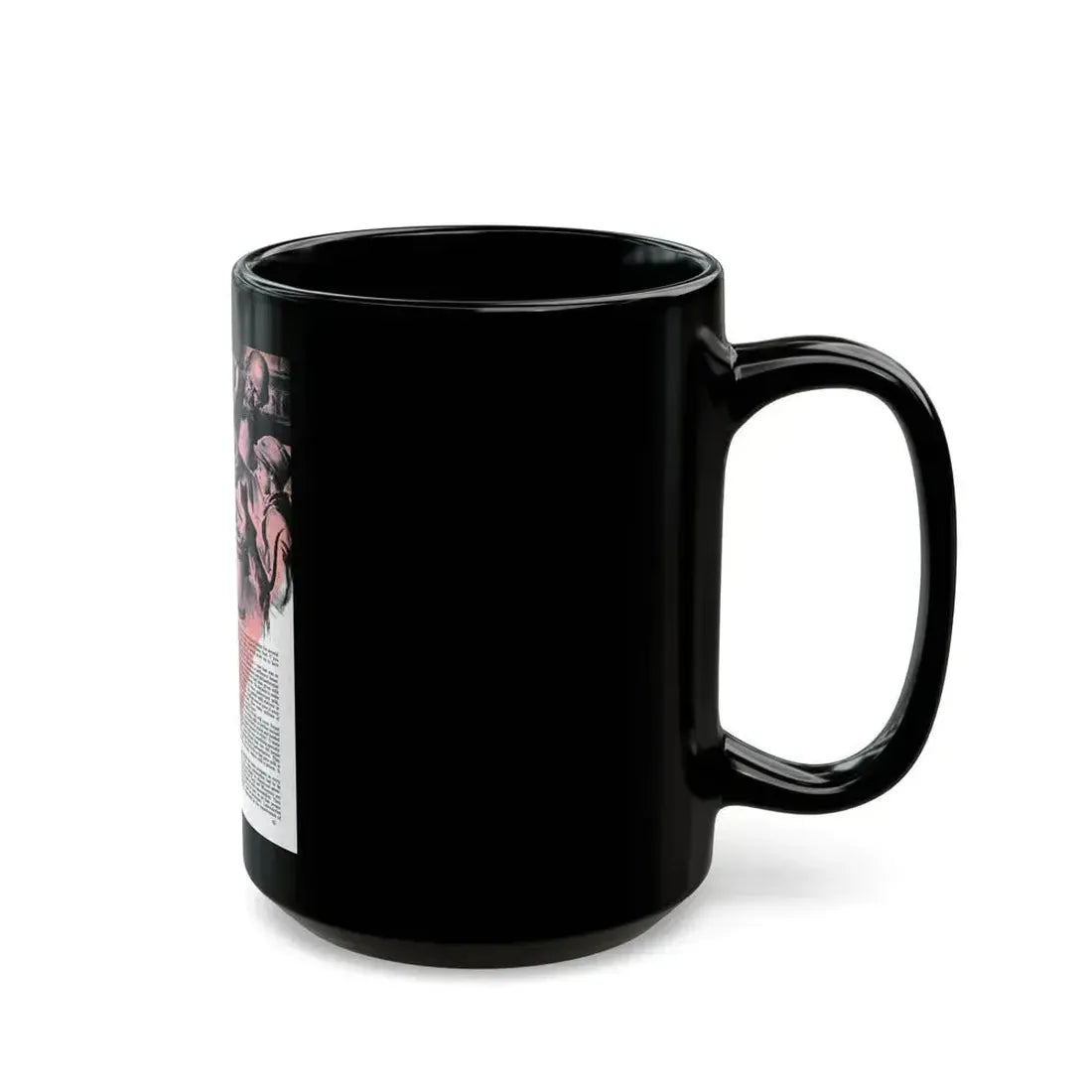 Blue Milk and White, Liberty, November 26, 1938 - Black Coffee Mug - Go Mug Yourself