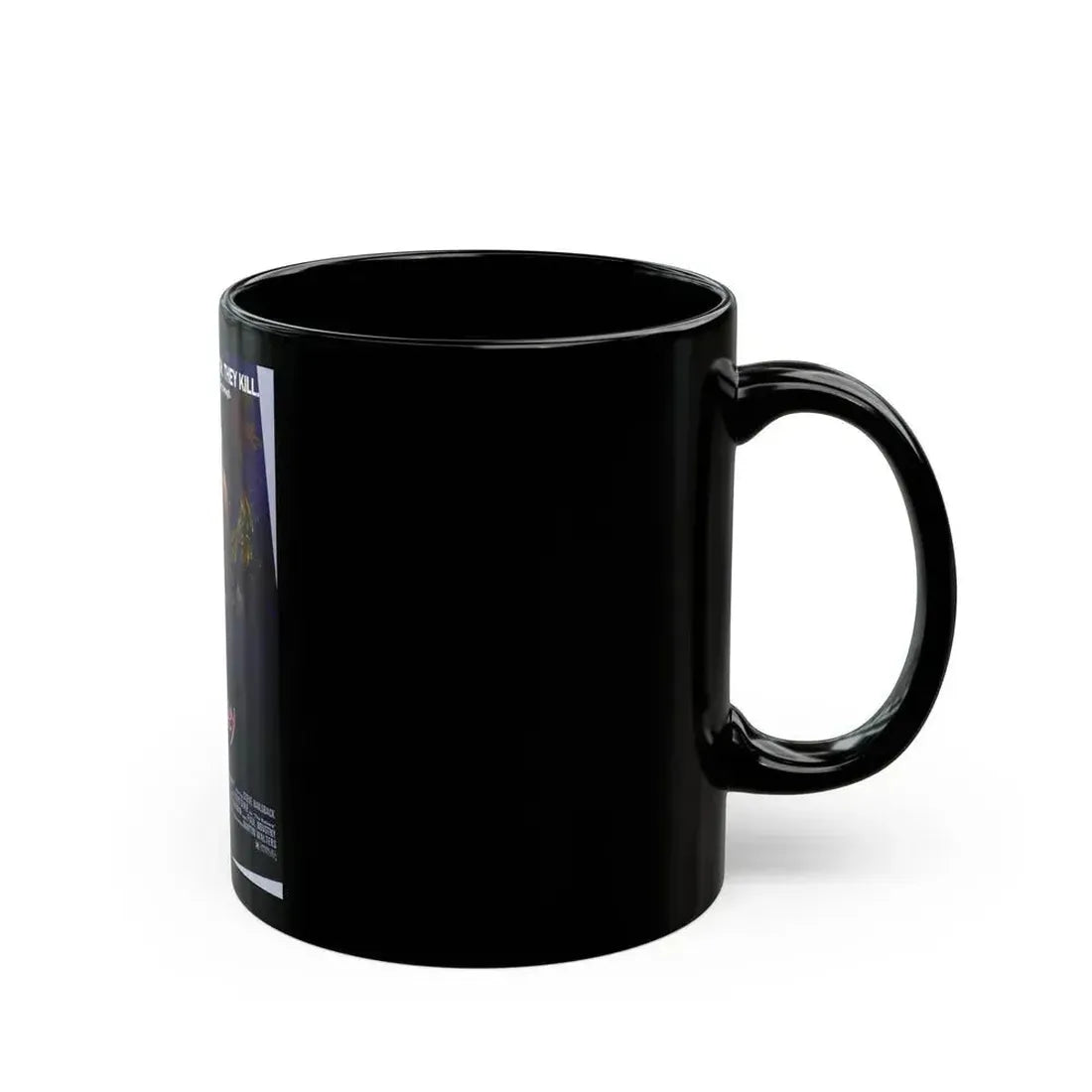 BLUE MONKEY 1987 Movie Poster - Black Coffee Mug - Go Mug Yourself