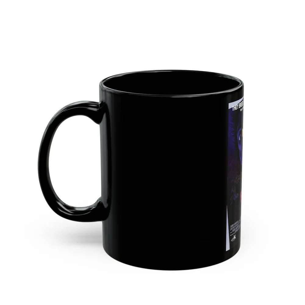 BLUE MONKEY 1987 Movie Poster - Black Coffee Mug-Go Mug Yourself