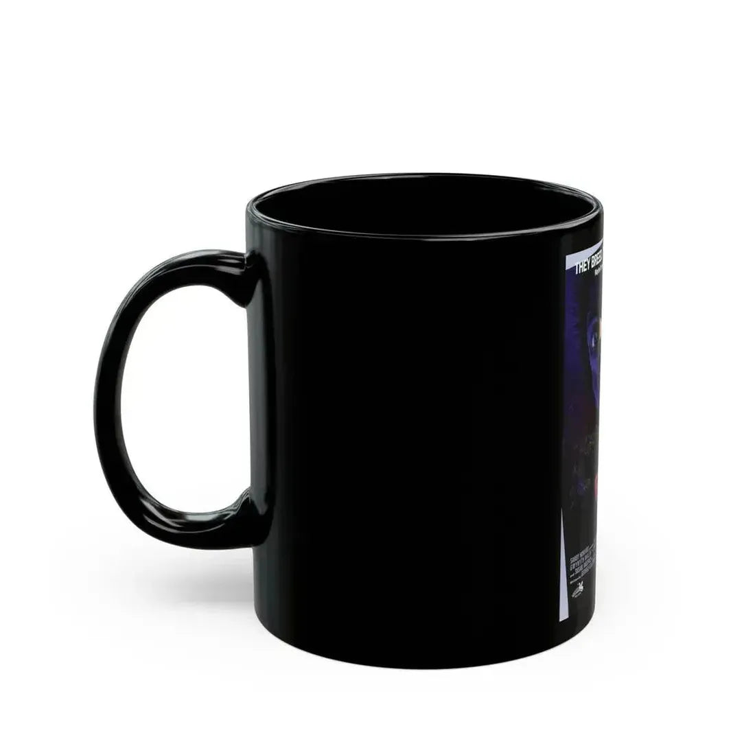 BLUE MONKEY 1987 Movie Poster - Black Coffee Mug - Go Mug Yourself