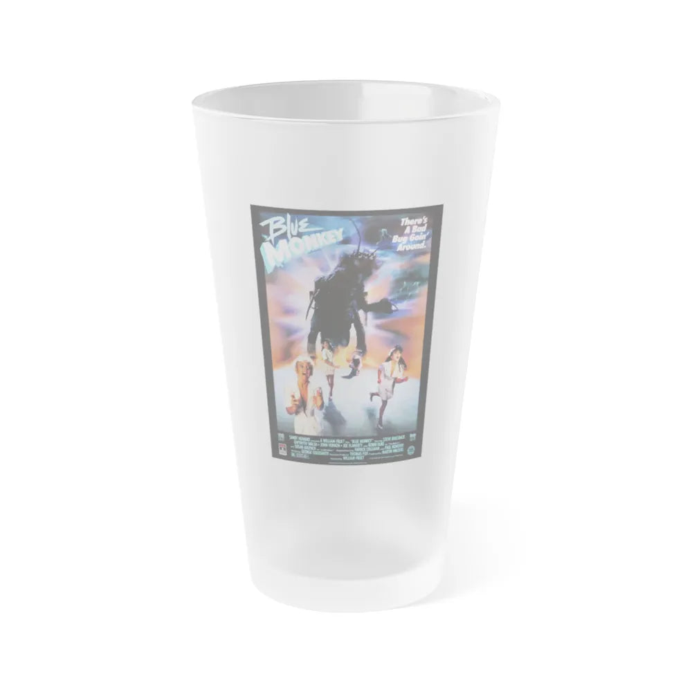 BLUE MONKEY (2) 1987 Movie Poster - Frosted Pint Glass 16oz-16oz-Frosted-Go Mug Yourself