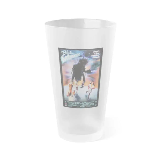 BLUE MONKEY (2) 1987 Movie Poster - Frosted Pint Glass 16oz 16oz Frosted - Go Mug Yourself