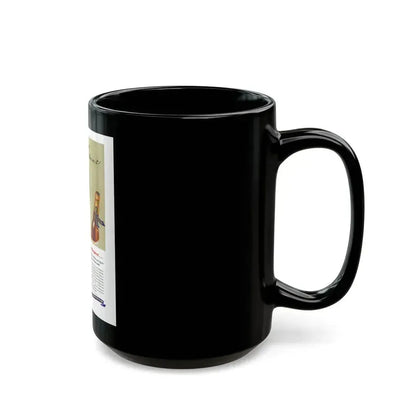 Blue Ribbon advertisement, 1940 - Black Coffee Mug - Go Mug Yourself