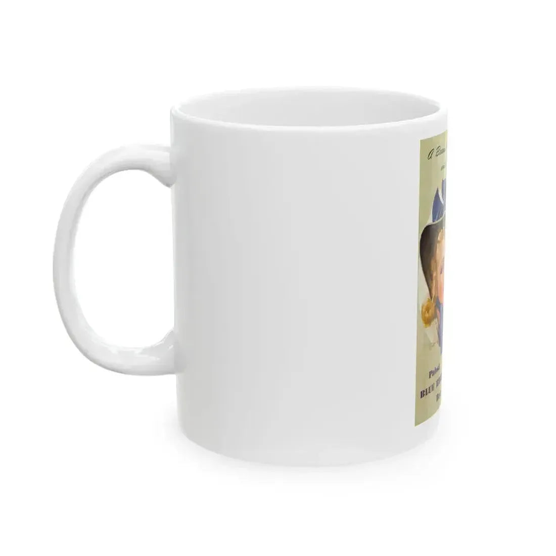 Blue Ribbon advertisement, 1940 - White Coffee Mug - Go Mug Yourself