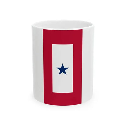 Blue Star Service Banner (United States) White Coffee Mug 11oz - Go Mug Yourself