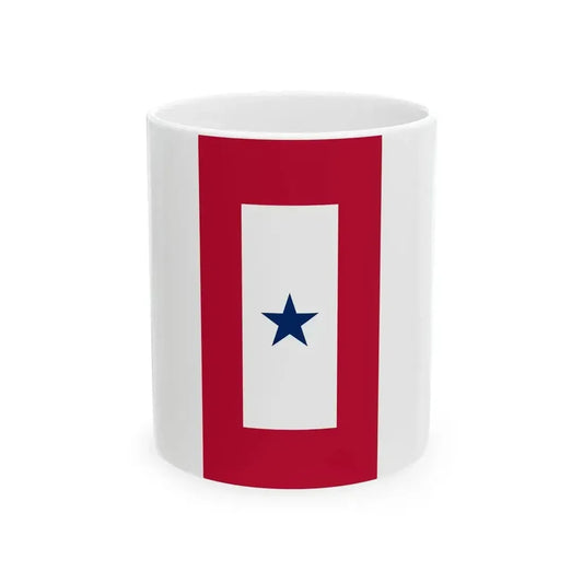 Blue Star Service Banner (United States) White Coffee Mug 11oz - Go Mug Yourself