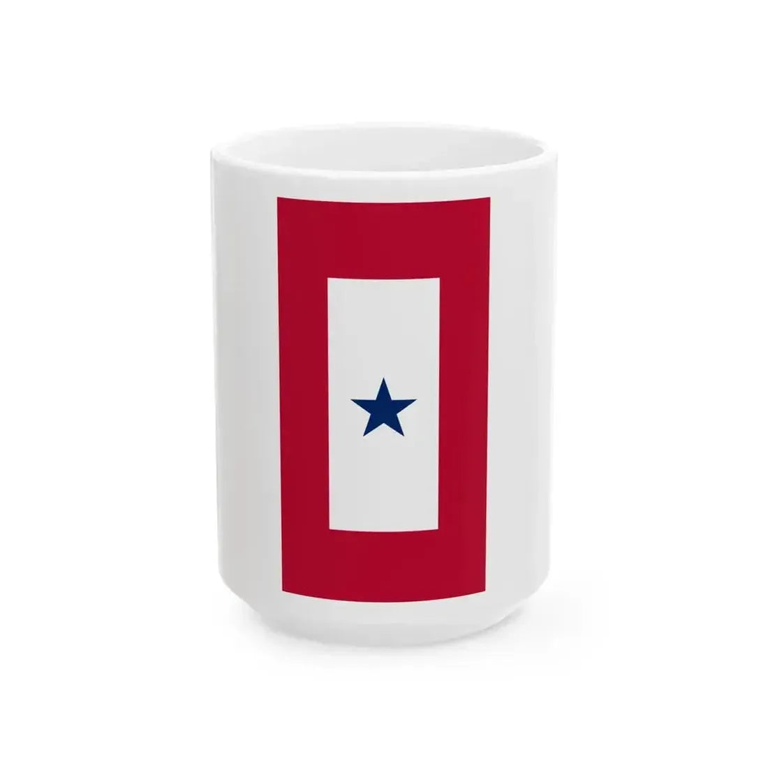 Blue Star Service Banner (United States) White Coffee Mug 15oz - Go Mug Yourself