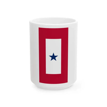 Blue Star Service Banner (United States) White Coffee Mug 15oz - Go Mug Yourself