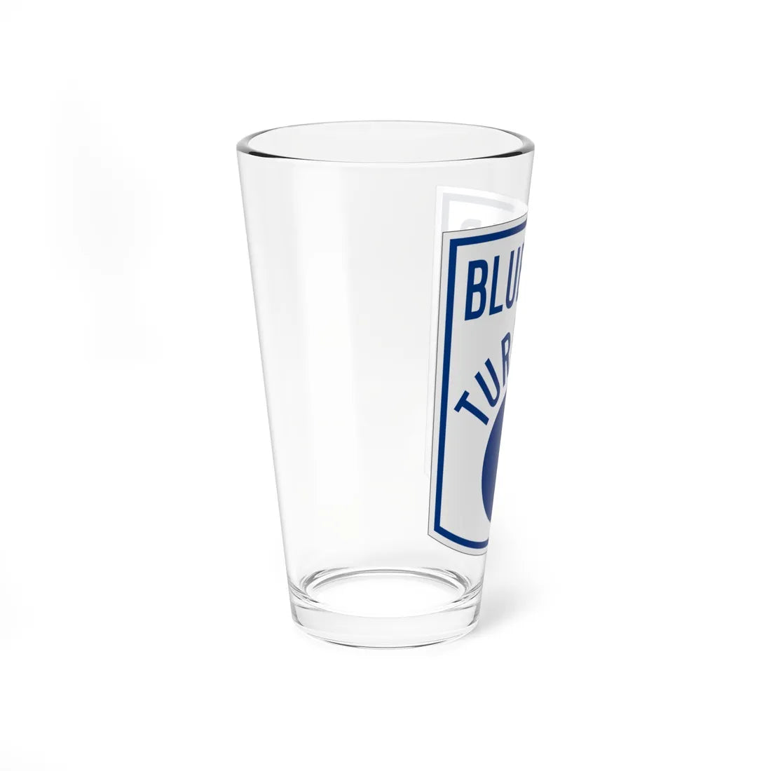 Blue Star Turnpike (New Hampshire) (Road Sign) Pint Glass 16oz - Go Mug Yourself