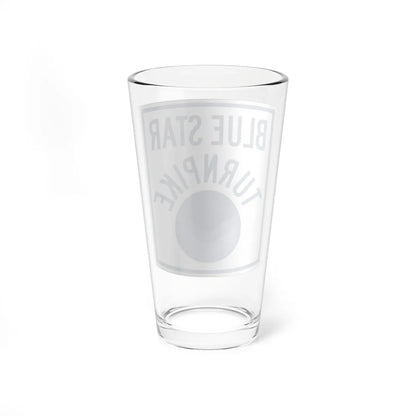 Blue Star Turnpike (New Hampshire) (Road Sign) Pint Glass 16oz - Go Mug Yourself
