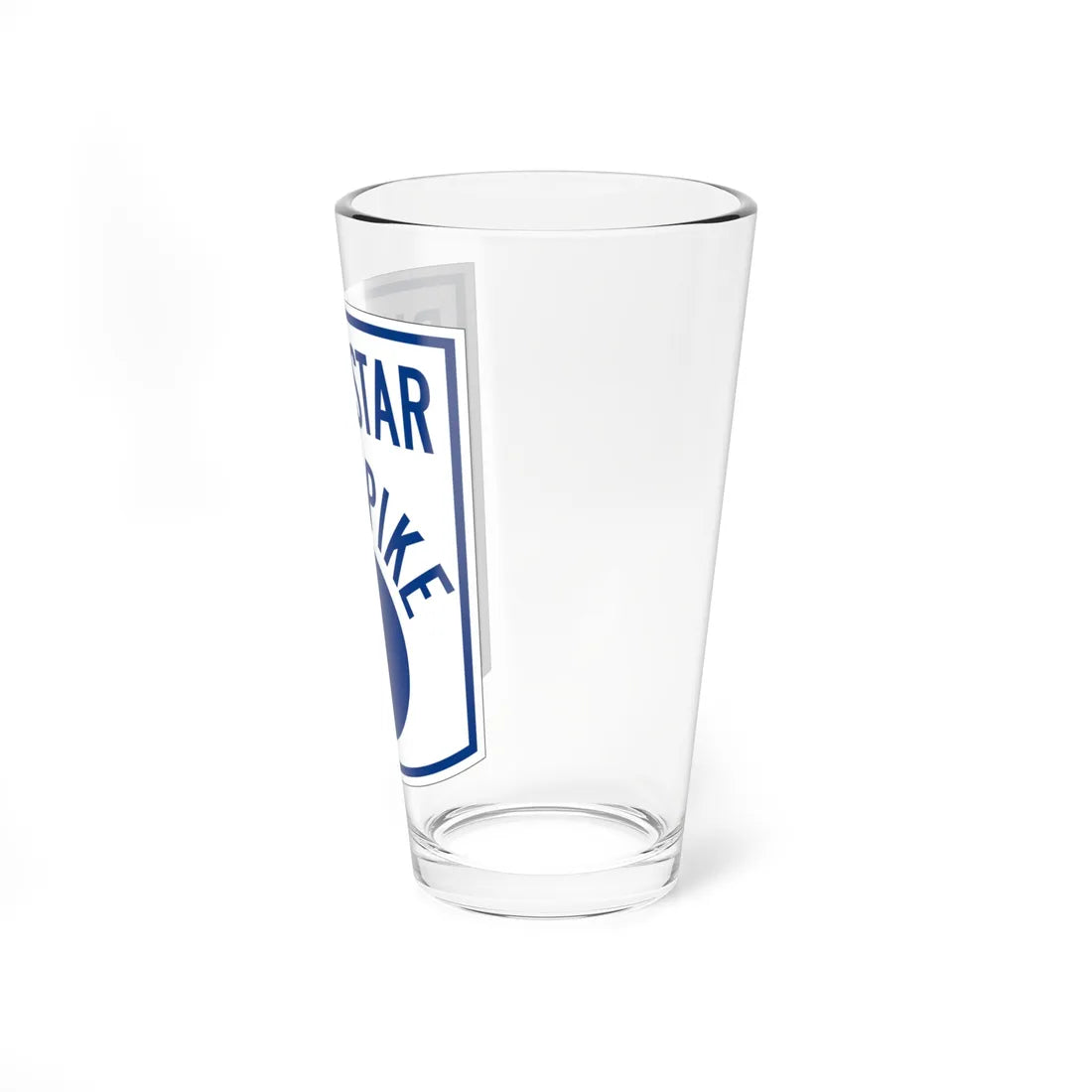 Blue Star Turnpike (New Hampshire) (Road Sign) Pint Glass 16oz - Go Mug Yourself