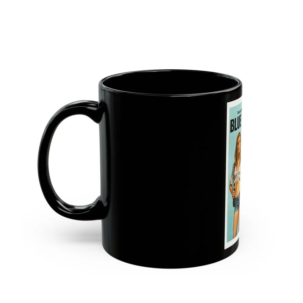 BLUE SUMMER 1973 Movie Poster - Black Coffee Mug-Go Mug Yourself