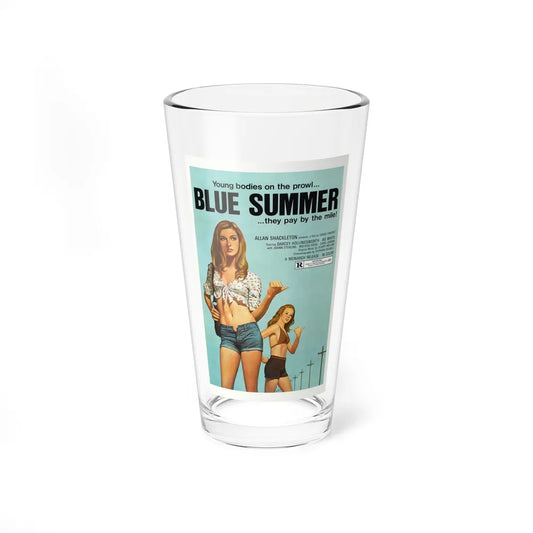 BLUE SUMMER 1973 Movie Poster - Pint Glass 16oz-16oz-Go Mug Yourself