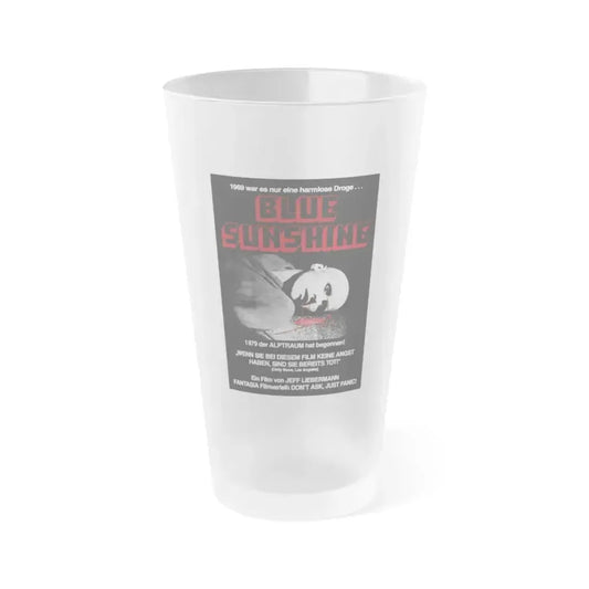 BLUE SUNSHINE (GERMAN) 1978 Movie Poster - Frosted Pint Glass 16oz 16oz Frosted - Go Mug Yourself