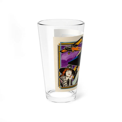 Blue Train advertisement (Magazine Illustration) Pint Glass 16oz-Go Mug Yourself