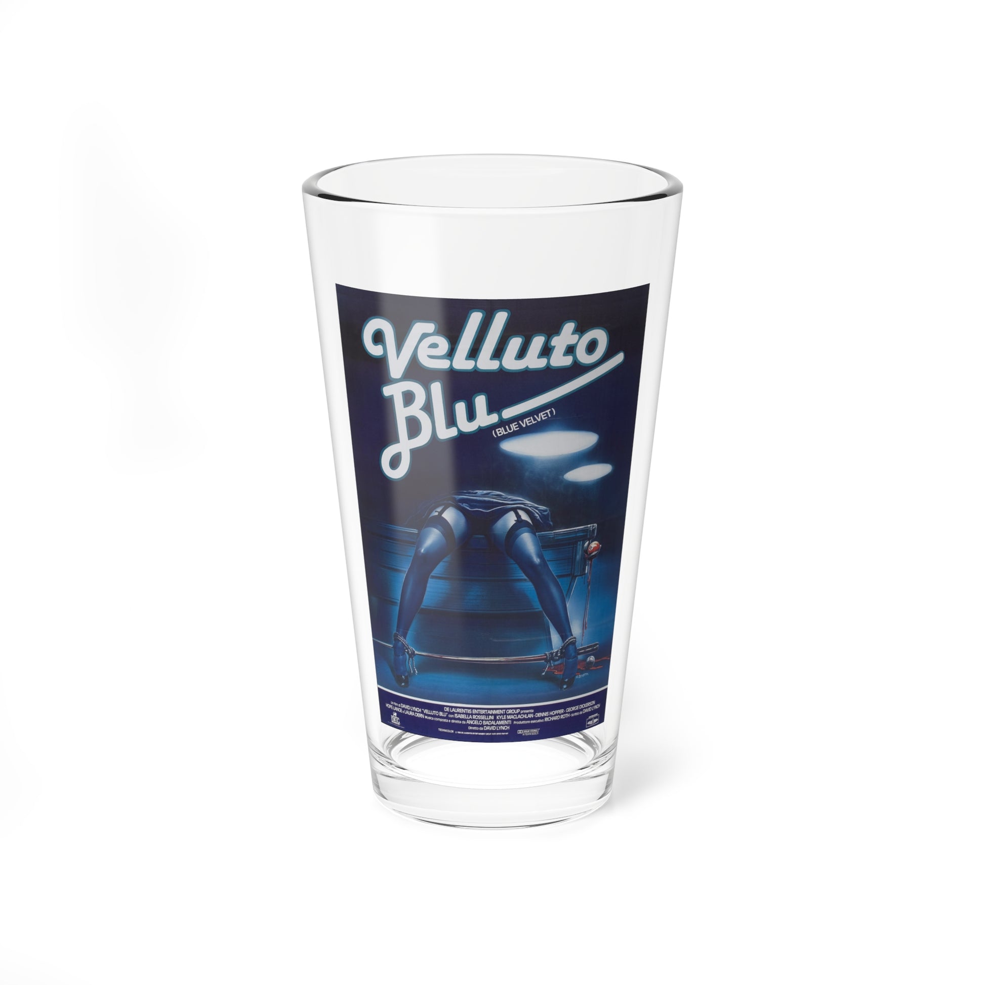 BLUE VELVET (FOREIGN) 1986 Movie Poster - Pint Glass 16oz-16oz-Go Mug Yourself