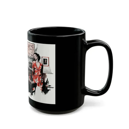 Blue Water Man (2), The American Magazine, May 1936 - Black Coffee Mug - Go Mug Yourself