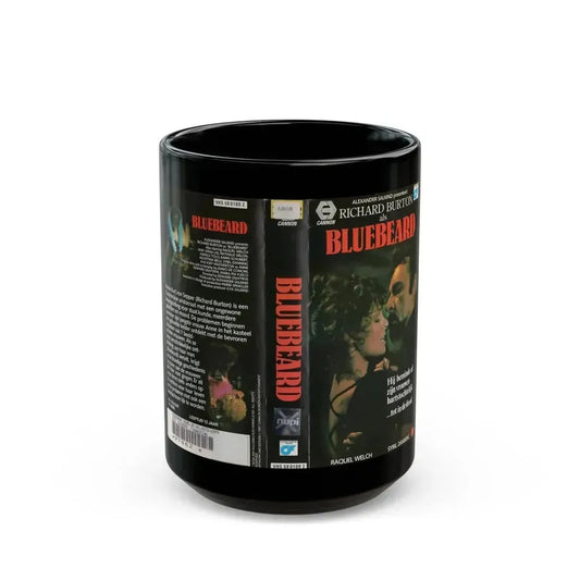 BLUEBEARD (VHS COVER) - Black Coffee Mug 15oz - Go Mug Yourself