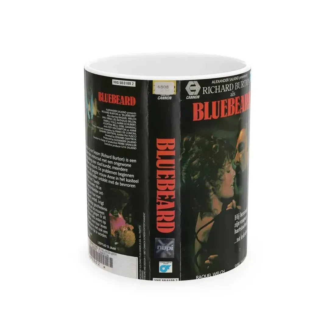 BLUEBEARD (VHS COVER) - White Coffee Mug 11oz - Go Mug Yourself