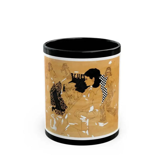 Blues illustration (3) - Black Coffee Mug 11oz - Go Mug Yourself