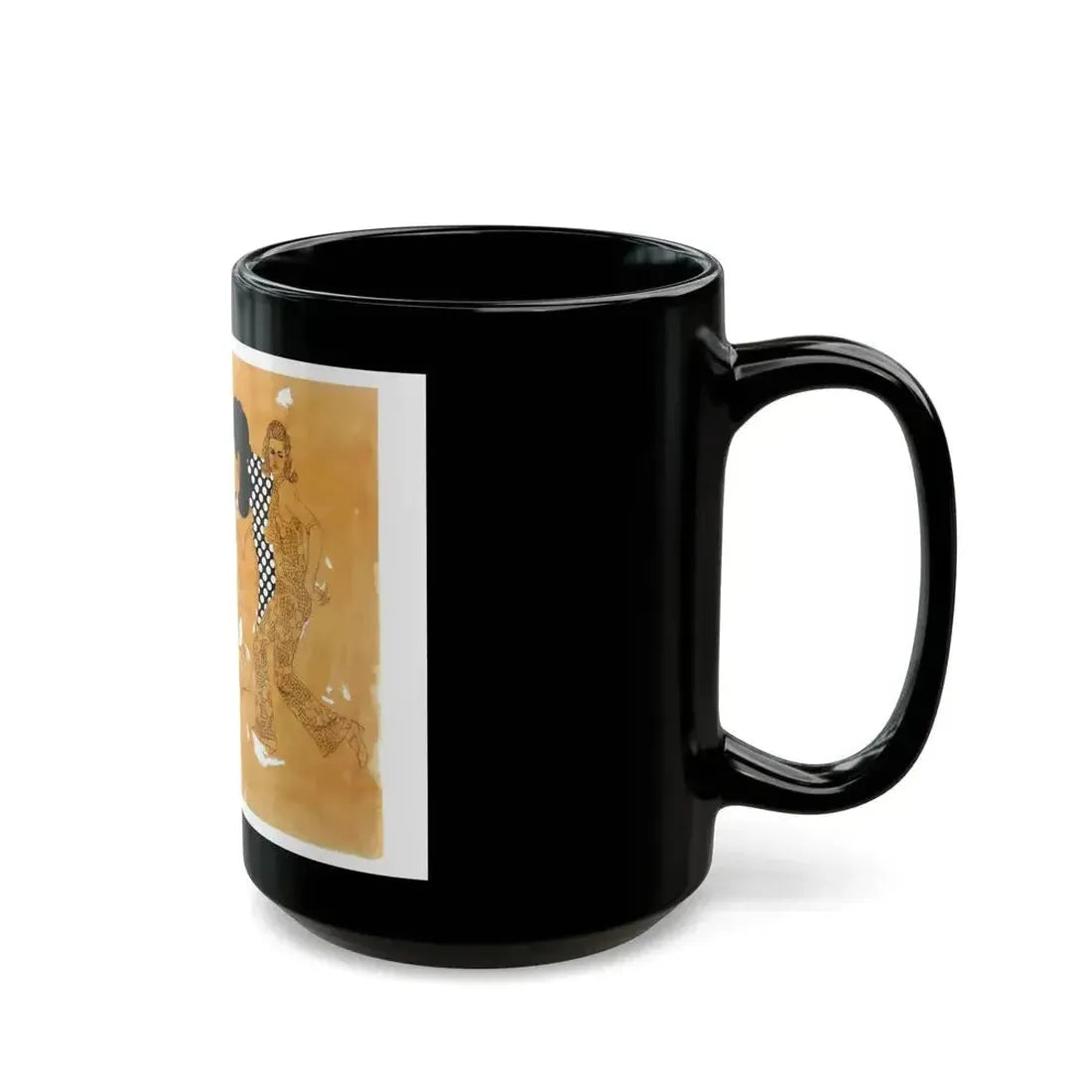 Blues illustration (3) - Black Coffee Mug - Go Mug Yourself