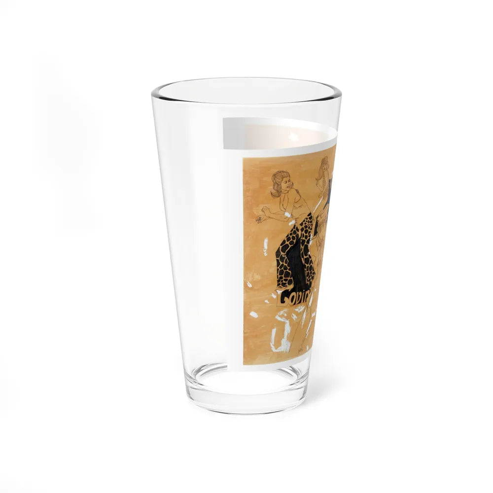 Blues illustration (3) (Magazine Illustration) Pint Glass 16oz-Go Mug Yourself