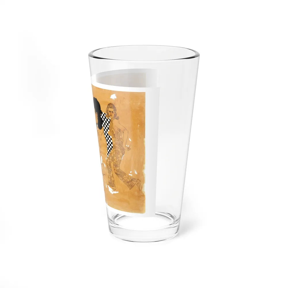 Blues illustration (3) (Magazine Illustration) Pint Glass 16oz-Go Mug Yourself