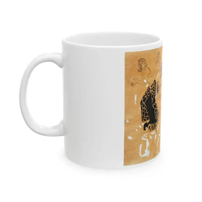 Blues illustration (3) - White Coffee Mug - Go Mug Yourself