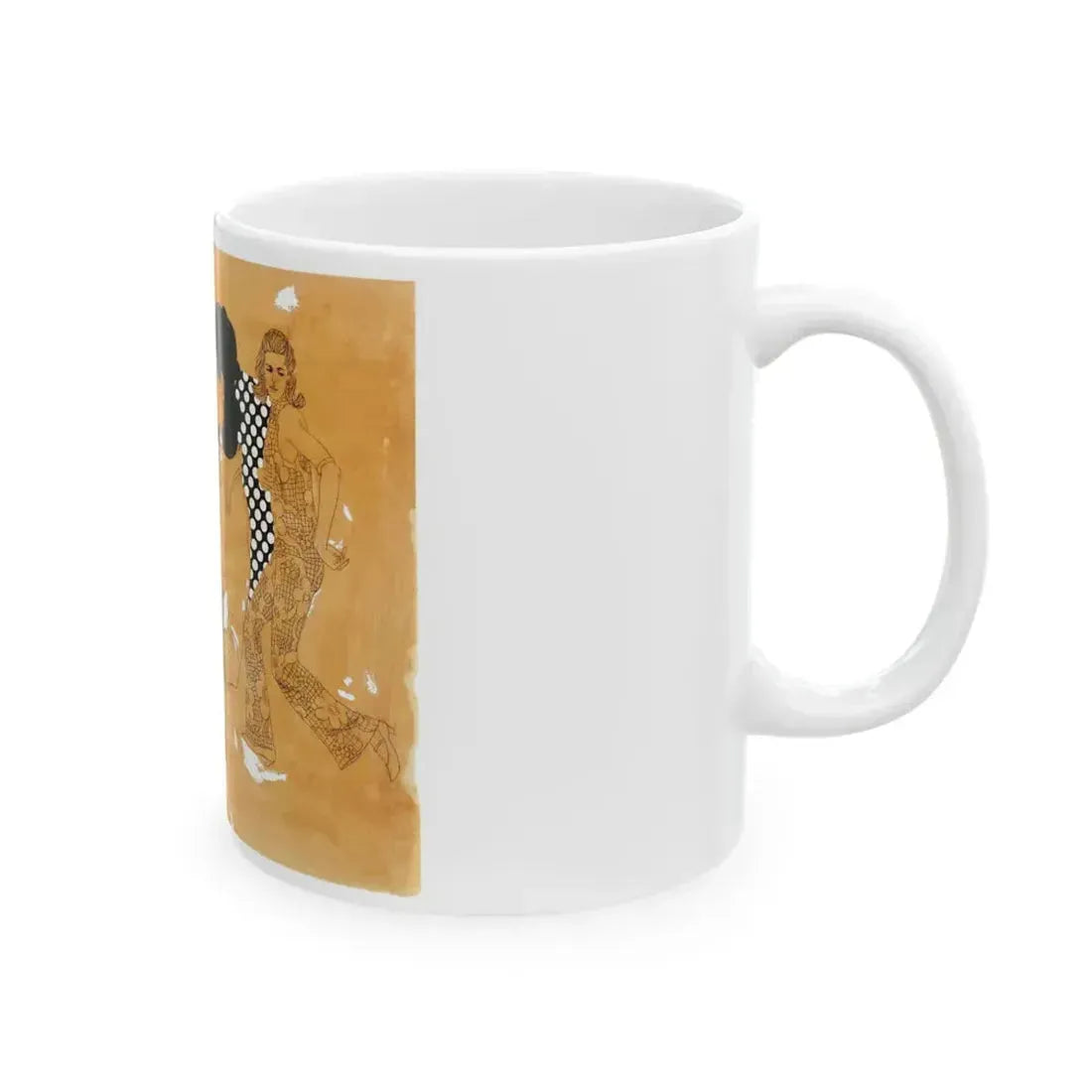 Blues illustration (3) - White Coffee Mug - Go Mug Yourself