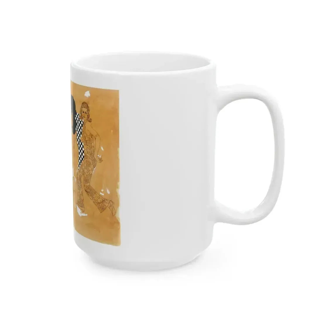 Blues illustration (3) - White Coffee Mug - Go Mug Yourself