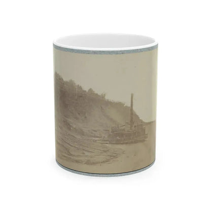 Bluff At Natchez, Miss., 1864 (U.S. Civil War) White Coffee Mug 11oz - Go Mug Yourself