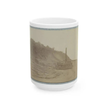 Bluff At Natchez, Miss., 1864 (U.S. Civil War) White Coffee Mug 15oz - Go Mug Yourself