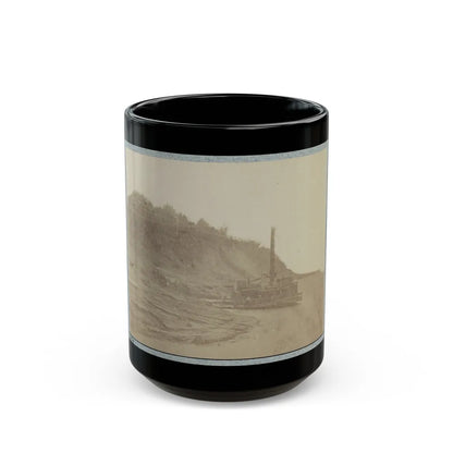 Bluff At Natchez, Miss., 1864 (U.S. Civil War) Black Coffee Mug-15oz-Go Mug Yourself