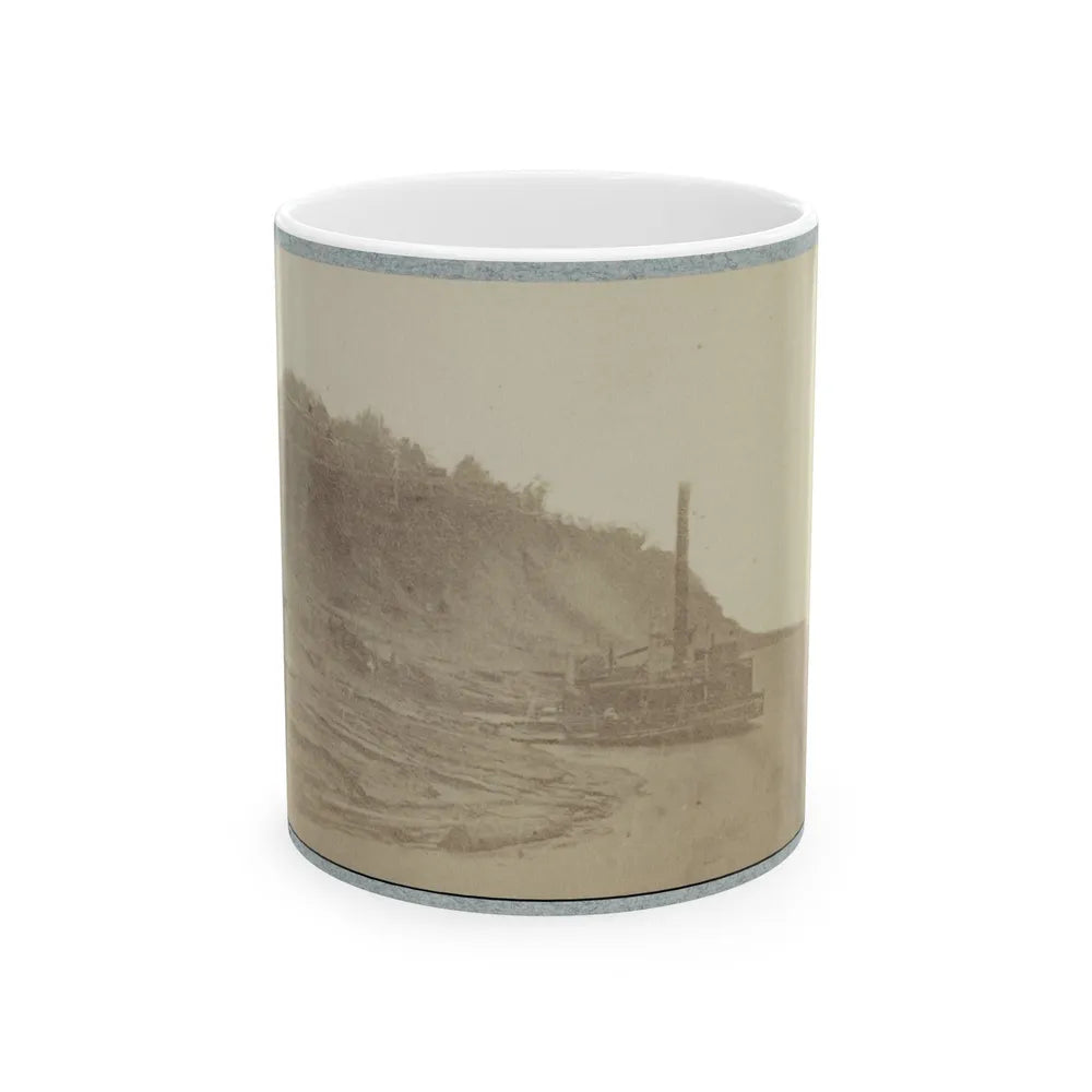 Bluff At Natchez, Miss., 1864 (U.S. Civil War) White Coffee Mug-11oz-Go Mug Yourself