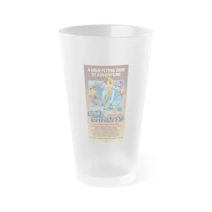 BMX BANDITS 1983 Movie Poster - Frosted Pint Glass 16oz 16oz Frosted - Go Mug Yourself