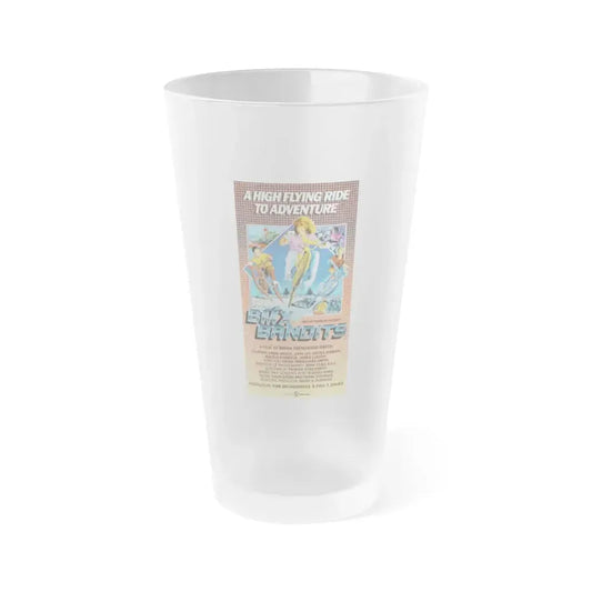 BMX BANDITS 1983 Movie Poster - Frosted Pint Glass 16oz 16oz Frosted - Go Mug Yourself