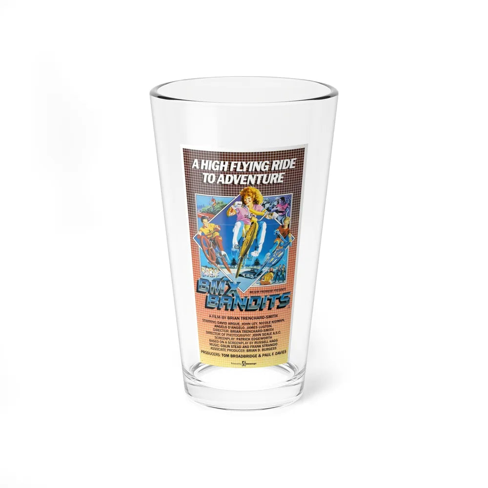 BMX BANDITS 1983 Movie Poster - Pint Glass 16oz-16oz-Go Mug Yourself