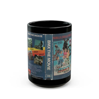 BMX THE MOVIE (VHS COVER) - Black Coffee Mug 15oz - Go Mug Yourself