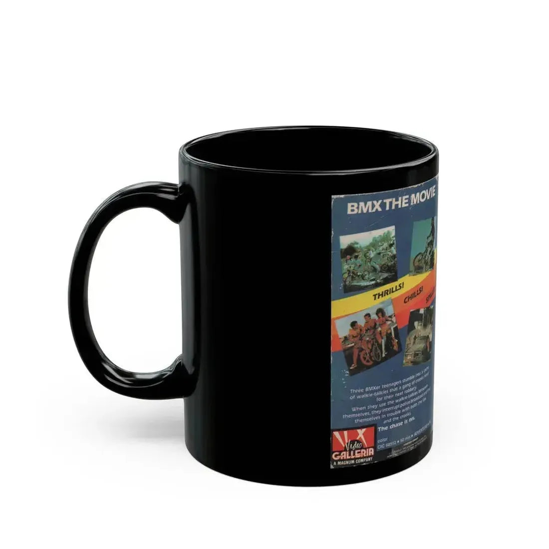 BMX THE MOVIE (VHS COVER) - Black Coffee Mug - Go Mug Yourself