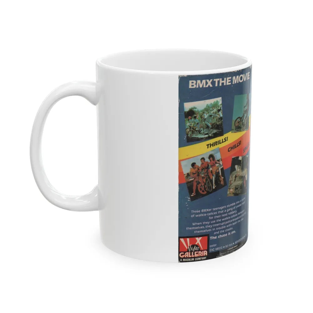 BMX THE MOVIE (VHS COVER) - White Coffee Mug-Go Mug Yourself