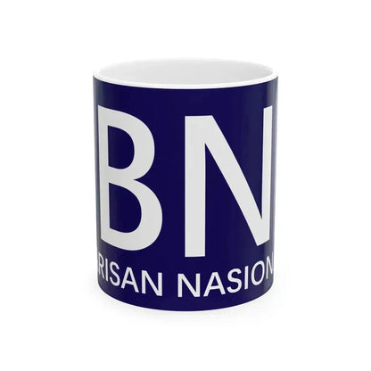 BN text logo (Malaysia) White Coffee Mug 11oz - Go Mug Yourself