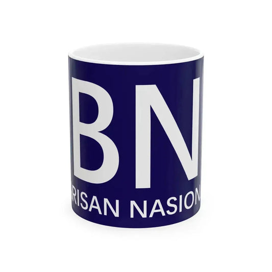 BN text logo (Malaysia) White Coffee Mug 11oz - Go Mug Yourself