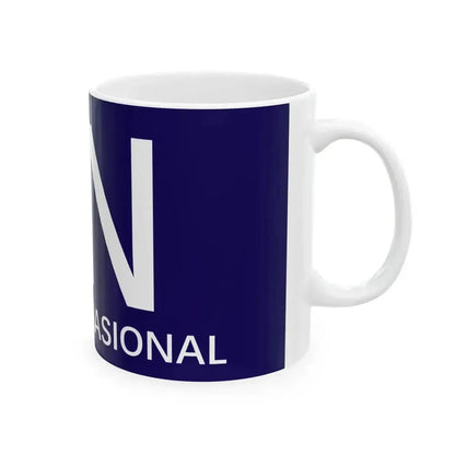 BN text logo (Malaysia) White Coffee Mug - Go Mug Yourself