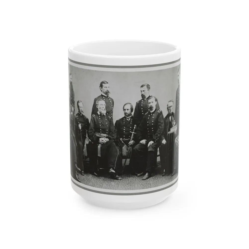 Board Which Tried Lincoln Conspirators (U.S. Civil War) White Coffee Mug-15oz-Go Mug Yourself