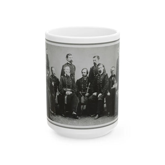 Board Which Tried Lincoln Conspirators (U.S. Civil War) White Coffee Mug-15oz-Go Mug Yourself