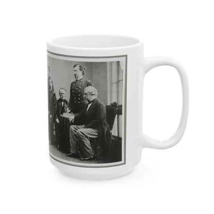 Board Which Tried Lincoln Conspirators (U.S. Civil War) White Coffee Mug-Go Mug Yourself