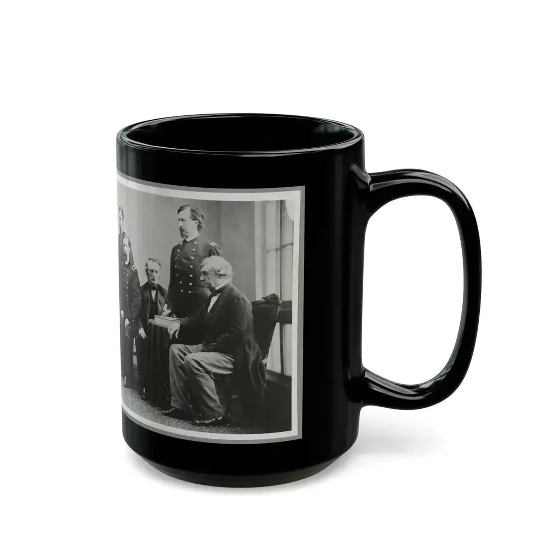 Board Which Tried Lincoln Conspirators (U.S. Civil War) Black Coffee Mug - Go Mug Yourself