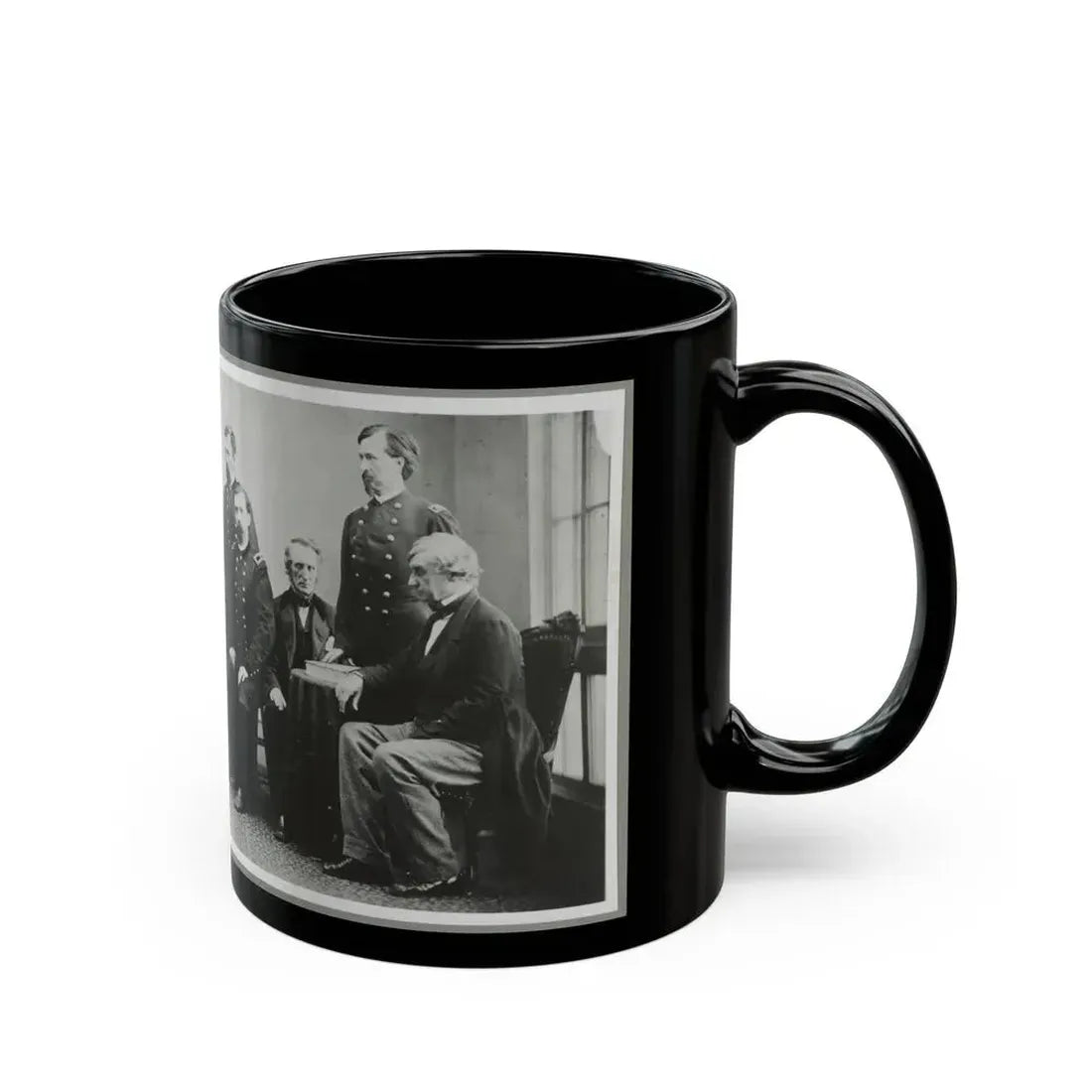 Board Which Tried Lincoln Conspirators (U.S. Civil War) Black Coffee Mug - Go Mug Yourself