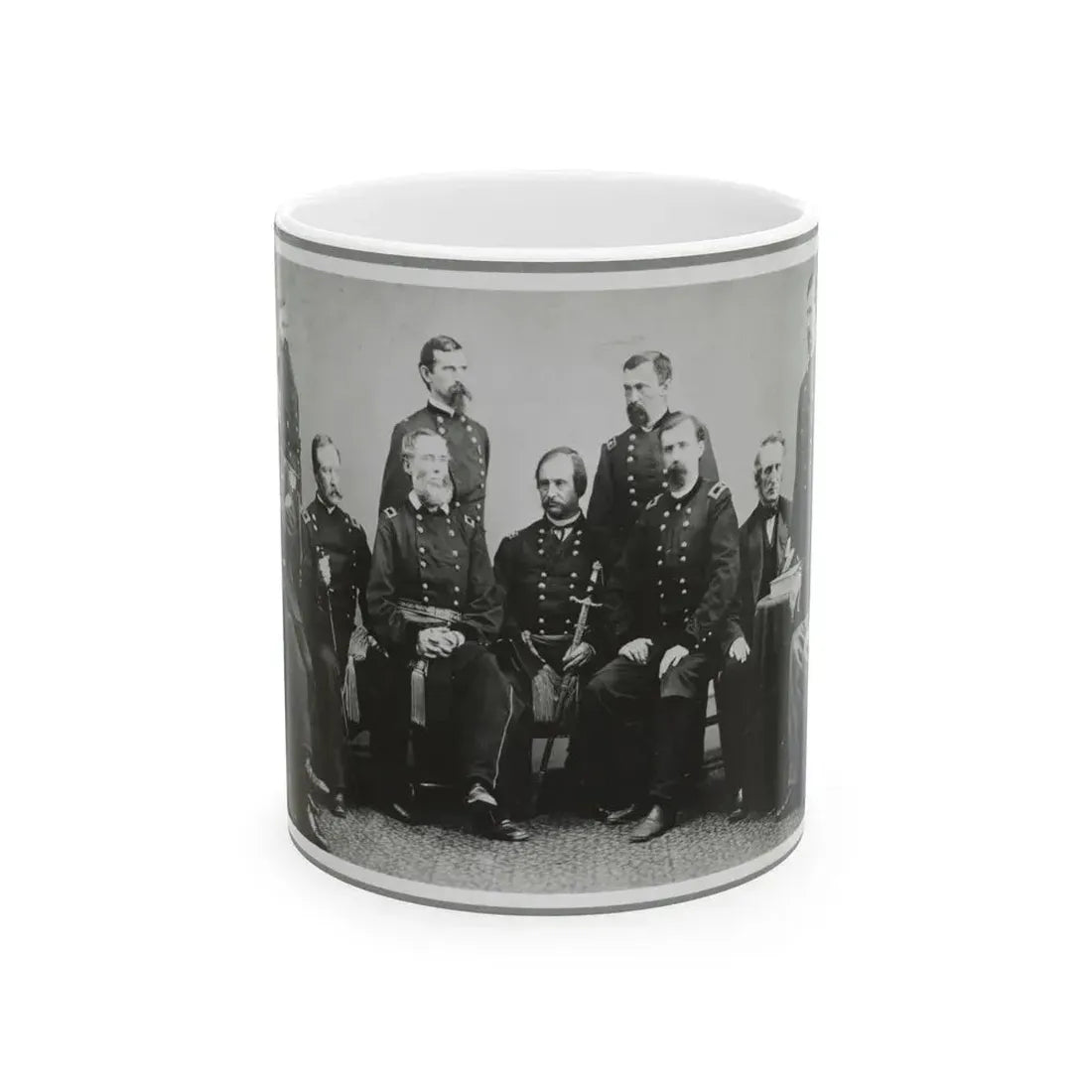 Board Which Tried Lincoln Conspirators (U.S. Civil War) White Coffee Mug 11oz - Go Mug Yourself