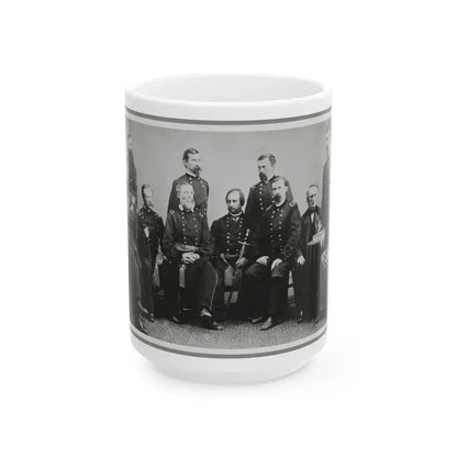 Board Which Tried Lincoln Conspirators (U.S. Civil War) White Coffee Mug 15oz - Go Mug Yourself